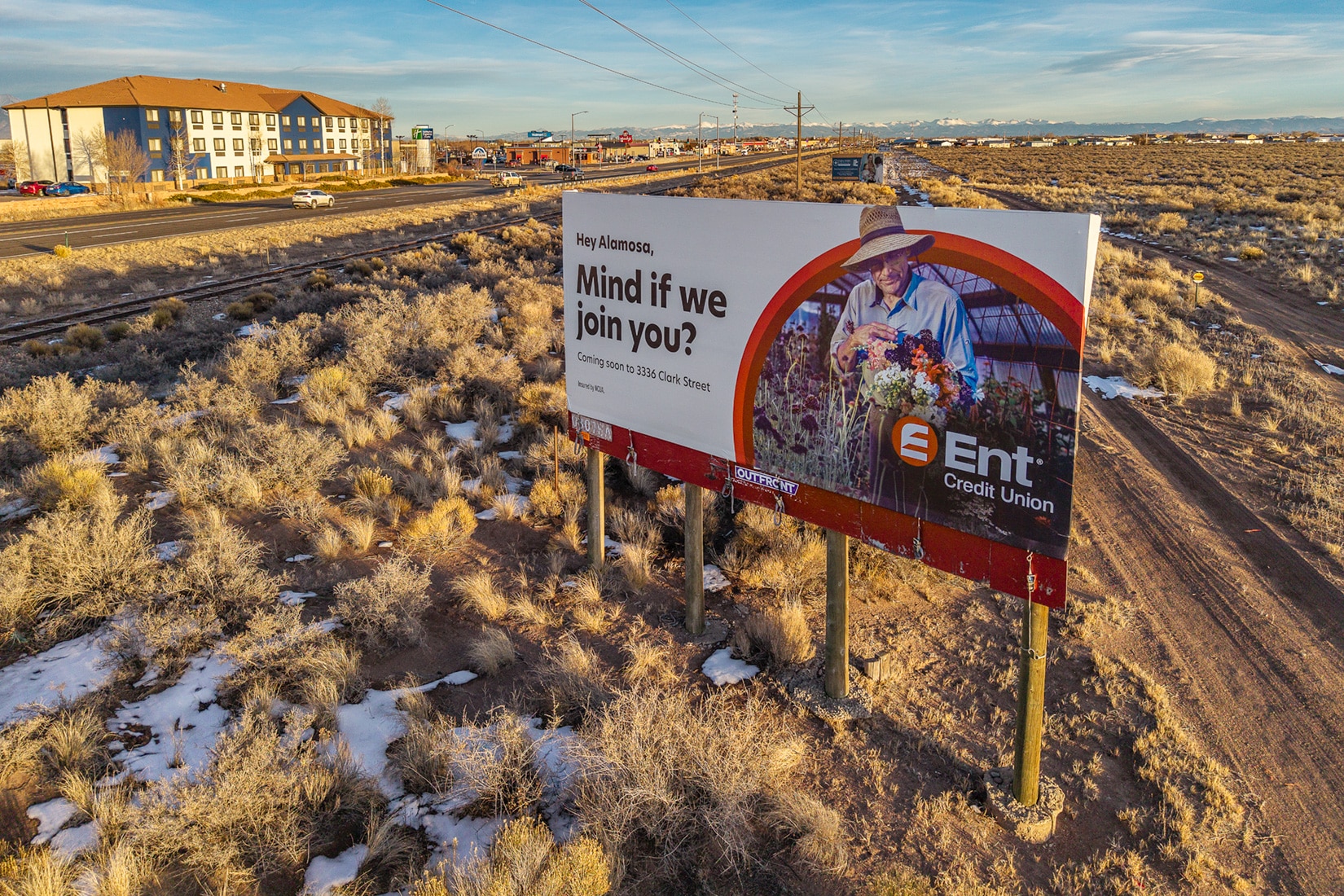 Billboard With Doug Gritzmacher's Photography In Alamosa, CO
